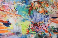 "Piquant" by Chrissy Cheung 60x108 inches